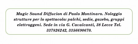 Magic Sound Diffucion di Paolo Montinaro